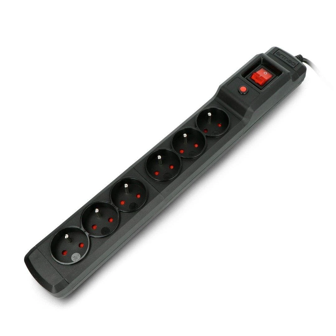 ARMAC M6/45/CZ Armac Surge Protection MULTI M6 (6 lizdai) 4.5m juodas