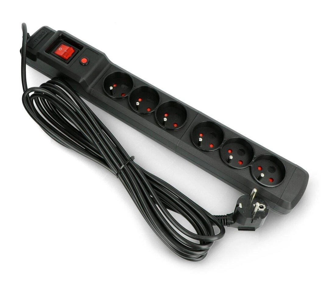 ARMAC M6/45/CZ Armac Surge Protection MULTI M6 (6 lizdai) 4.5m juodas