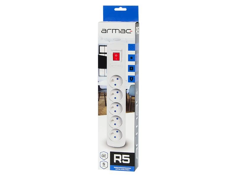 Blow ARMAC R5/SZ/30 Armac Surge Protection R5 (5 lizdai) 10A 3,0M pilka
