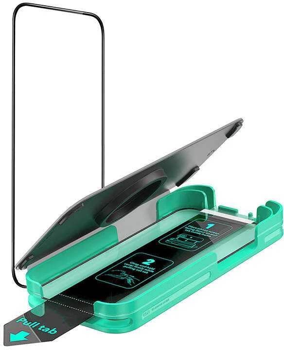 ESR Armorite Apsauginis stiklas for Apple iPhone 16 with Applicator – with Juodas Frame