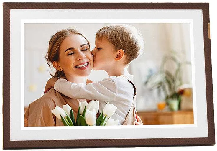 Nuotraukų rėmelis Arzopa D10 10.1" digital frame (dark ruda)