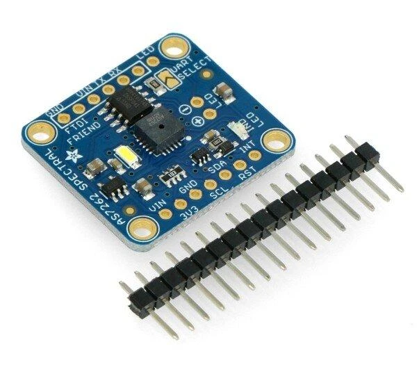 AS7262, 6 kanalų matomos šviesos / spalvų spektro jutiklis, Adafruit 3779