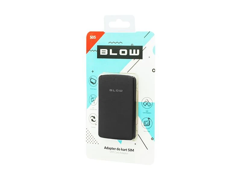 SIM adapterių dėžutė Blow S05 pakuotėje
