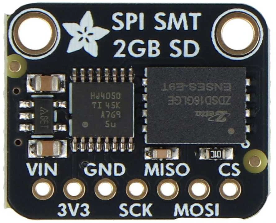 XTSD 2 GB atminties modulis su SPI jungtimis
