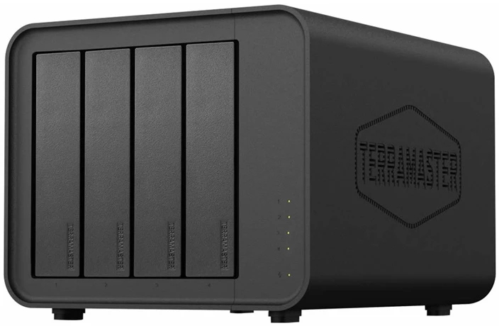 Serveris TERRAMASTER D4-320 4bay Gehäuse, USB3.2, 10Gbps, Diskless