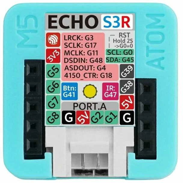 Atom EchoS3R - programuojamas garsiakalbis - ESP32 - M5Stack C126-ECHO
