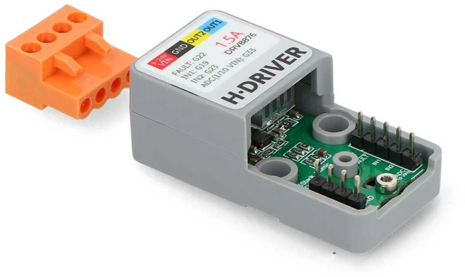 Atomic H-Driver Base – variklio valdiklis – DRV8876 – M5Atom išplėtimo modulis – M5Stack A092