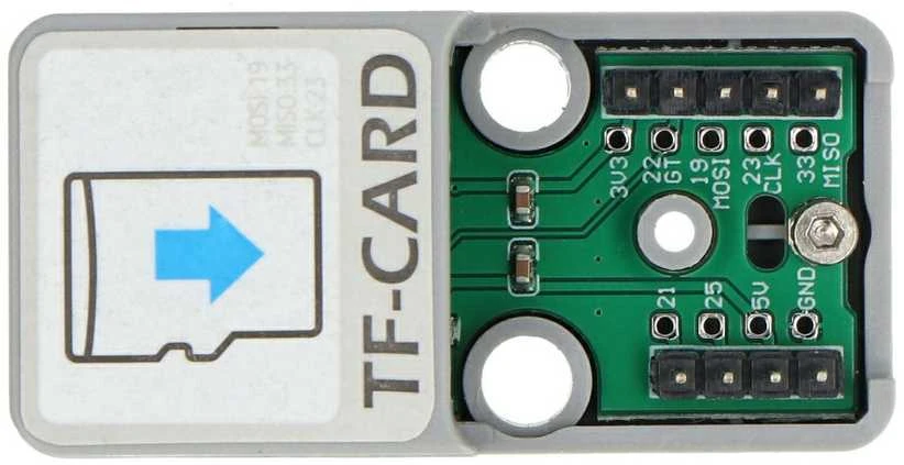M5Stack Atomic TF-Card skaitytuvo jungčių schema