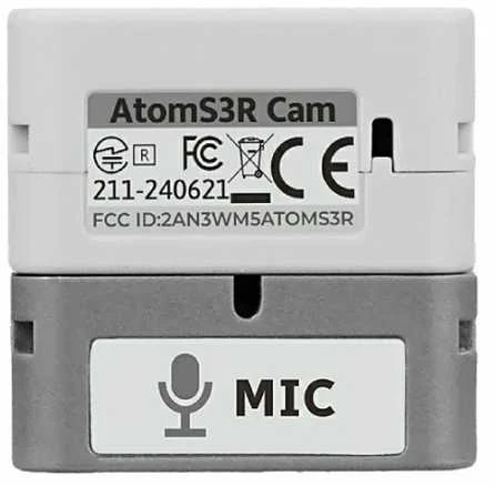 AtomS3R-CAM modulių junginys su mikrofono žyma