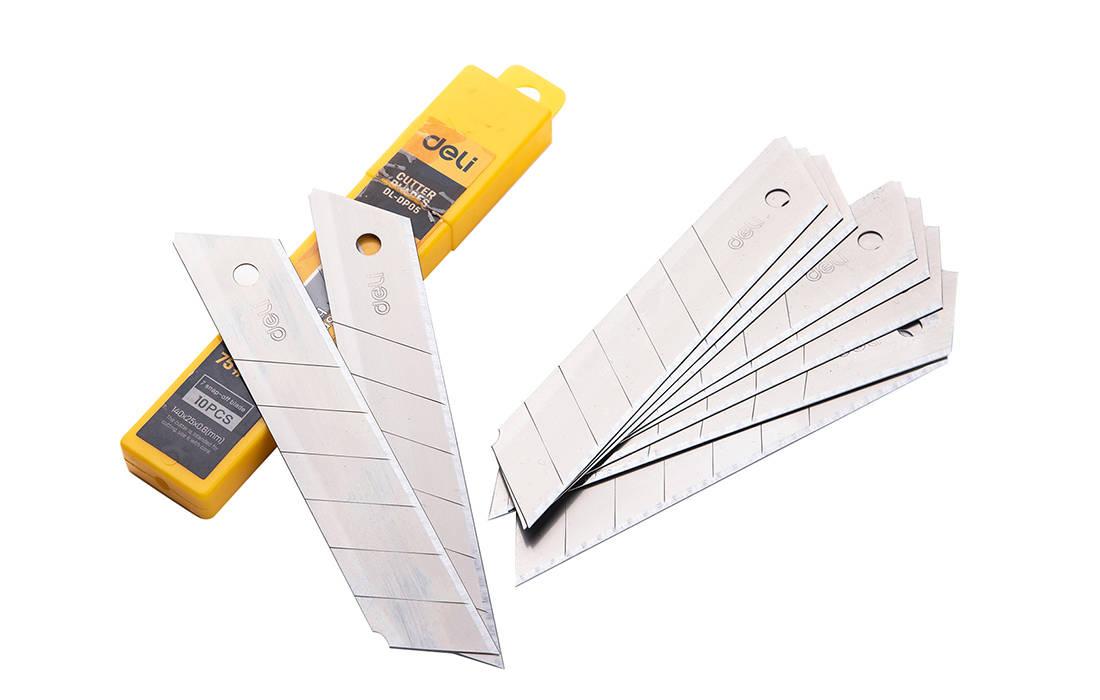 Atsarginiai peiliai geležtės Deli Tools EDL-DP05 25mm -10 vnt