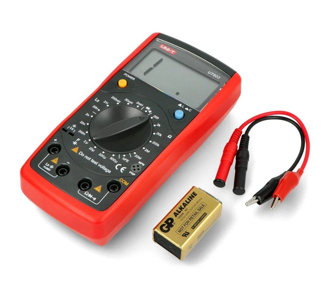 Atsparumo, talpos ir induktyvumo matuoklis UNI-T UT603 RLC