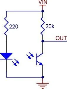 Atspindžio jutiklis QTR-L-1A, analogas (x2), Pololu 2454