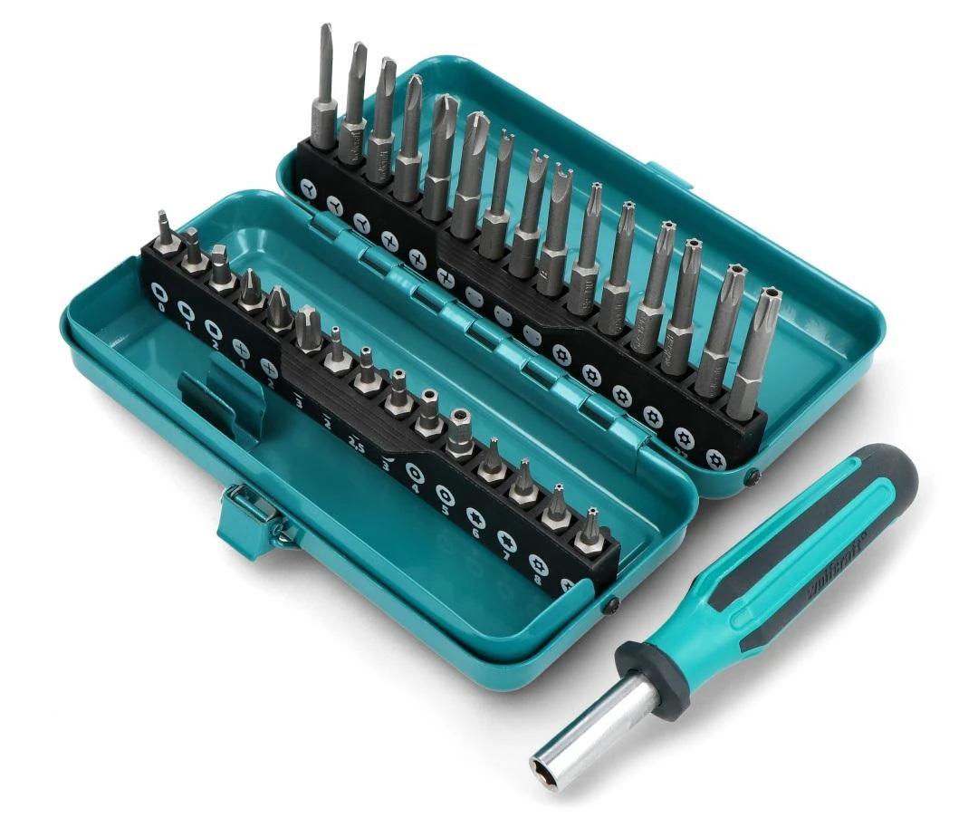 Atsuktuvų rinkinys su antgaliais Wolfcraft 1386000 - 30 vnt