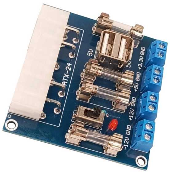 Oem ATX maitinimo šaltinio akrilo dėklas - XH-M229 - Arduino
