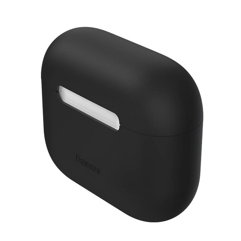 Baseus itin plonas silikagelio dėklas, skirtas Apple AirPods 3 – juodas