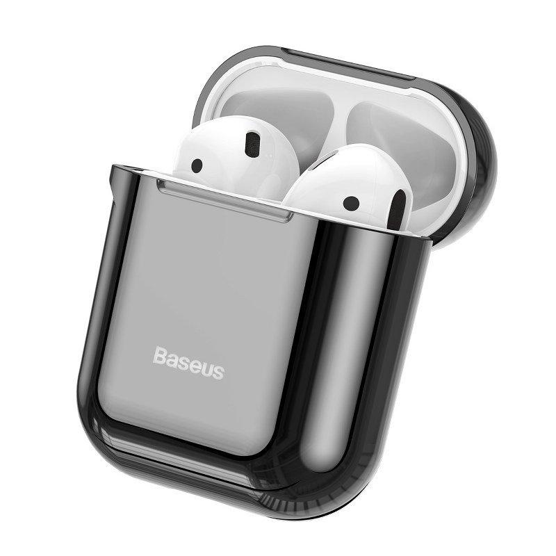 Baseus Shining kablys dėklas Apple AirPods - Juodas