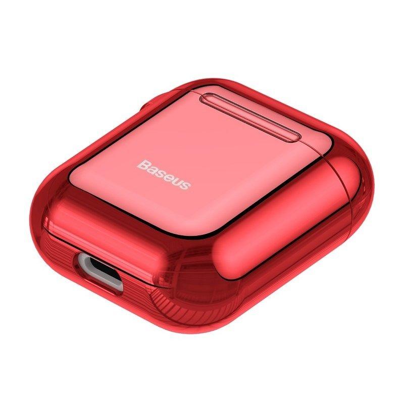 Baseus Shining kablys dėklas Apple AirPods - Raudonas
