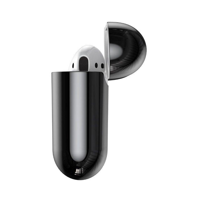 Baseus Shining kablys dėklas Apple AirPods - Juodas