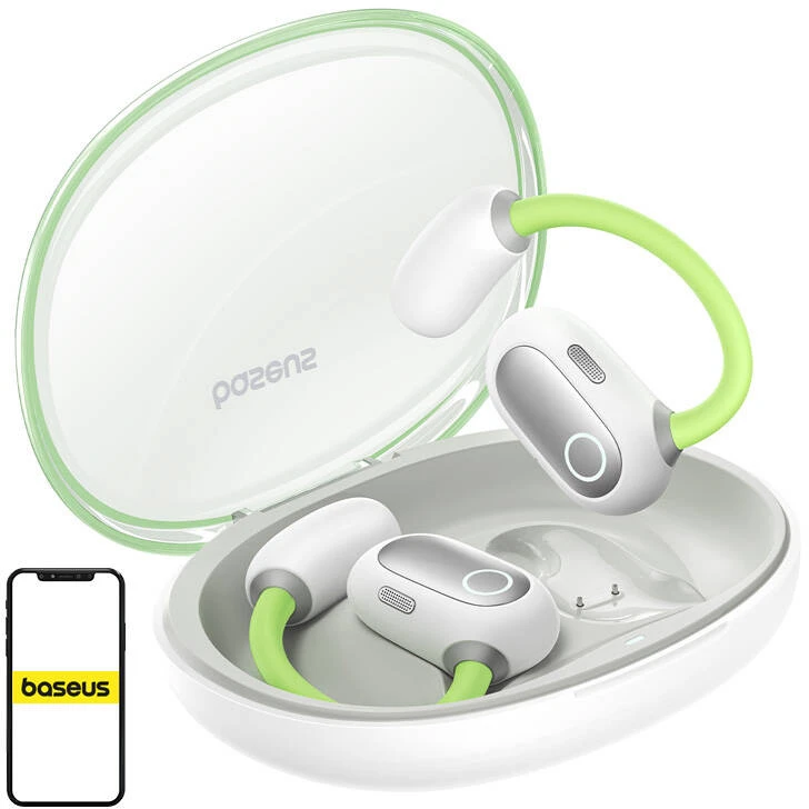 Ausinės Earphones TWS Baseus Eli Sport 1, (žalias)