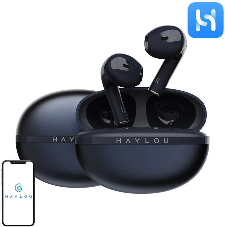 Ausinės Earbuds TWS Haylou X1 2023 ENC mėlynos spalvos