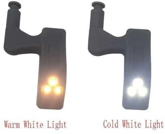 Automatinis LED spintelės apšvietimas spintelės durelių vyriui - šaltai baltas