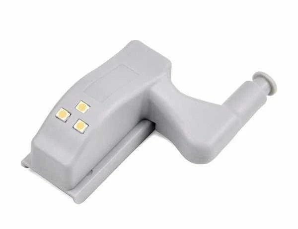 Automatinis LED spintelės apšvietimas spintelės durelių vyriui - šaltai baltas