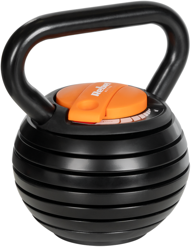 Reguliuojamas ketaus svarmuo 18 kg, REBEL ACTIVE