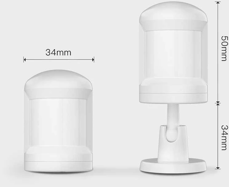 Sefa Verlag Avatto Išmanusis PIR judesio jutiklis, ZigBee, 2x AAA, TUYA / Smart Life, CR2450
