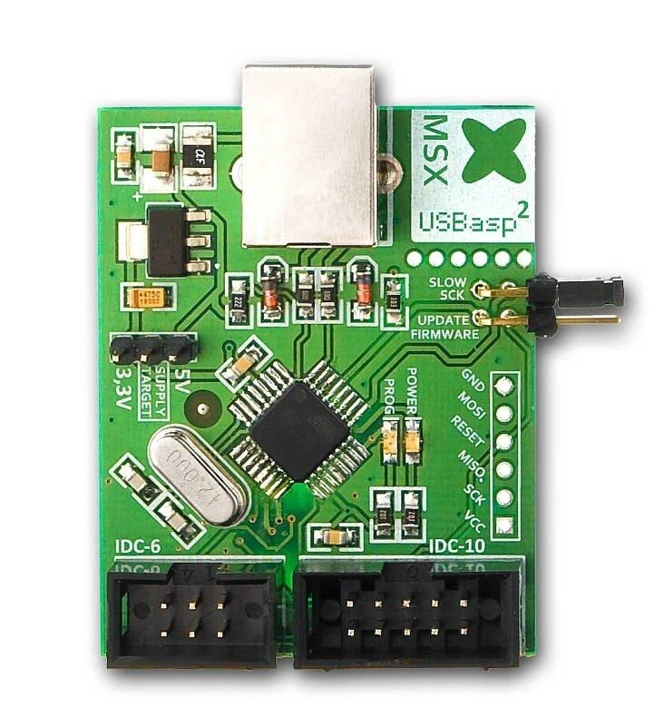 AVR 2 programatorius su USBasp sąsaja
