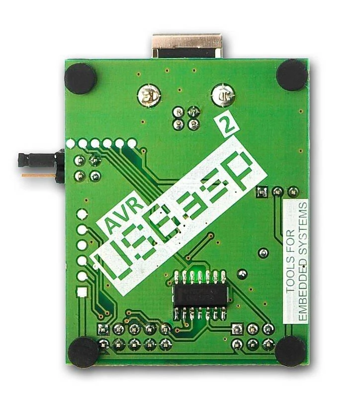 USBasp AVR 2 programatorius – kairės pusės vaizdas
