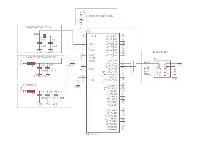 Oem AVR mikrovaldiklis - ATmega16A-AU SMD