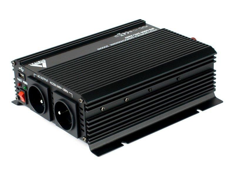AZO Digital 24VDC / 230VAC IPS-2000 2000W keitiklis - automobilis