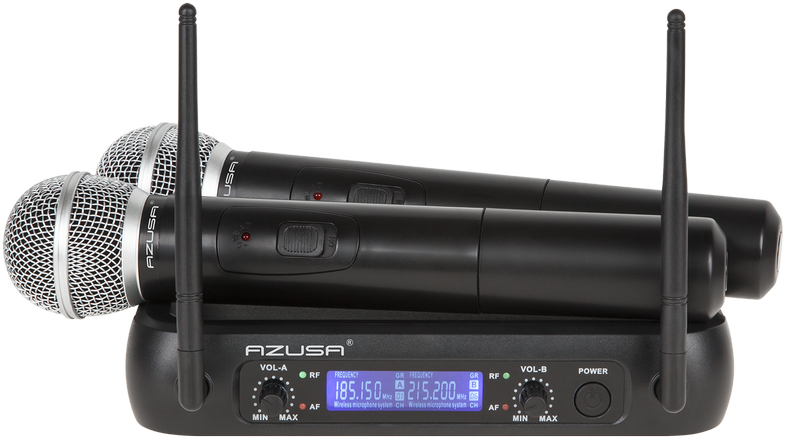 Rebel Azusa VHF mikrofonas 2 kanalai WR-358LD (2 x rankinis mikrofonas)