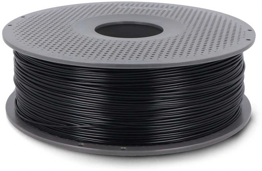 Bambu Lab juodas ABS 1.75mm siūlas ant daugkartinės ritės