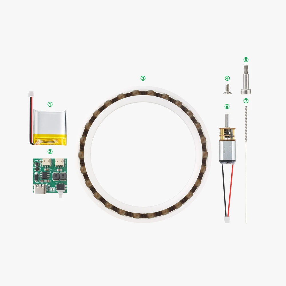 Electric Coffee WDT tool Kit-K013 - komponentų rinkinys skirtas elektrinio adatinio skirstytuvo konstravimui - Bambu Lab