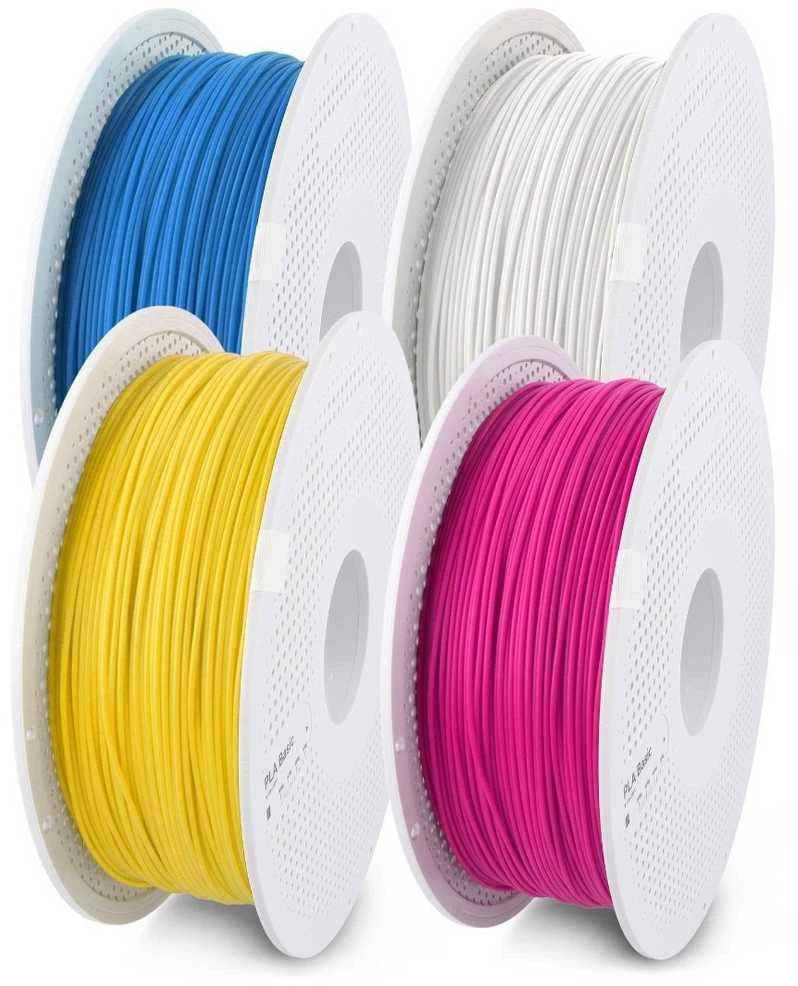 Bambu Lab PLA Basic siūlų ritės CMYK spalvų rinkinys