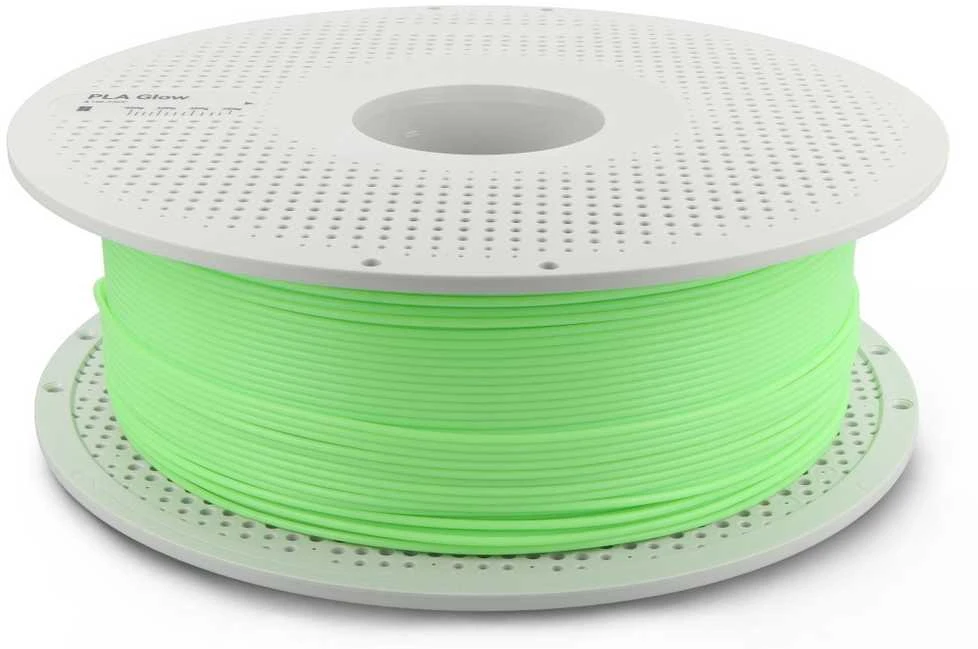 Bambu Lab PLA Glow šviesiai žalias siūlas 1kg