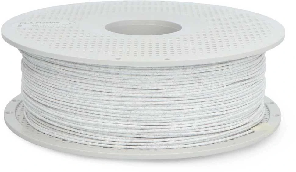 3D Plastikas – Filamentas PLA Marble Baltas With spool/Su rite | 1.75mm, 1kg | Bambu Lab