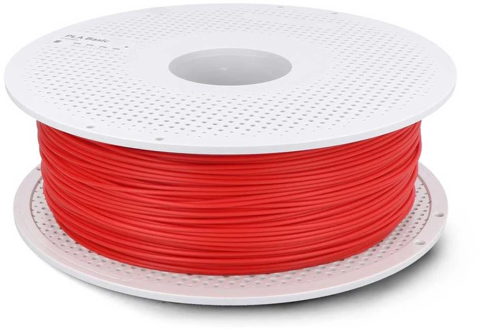Bambu Lab PLA Scarlet raudona ritė
