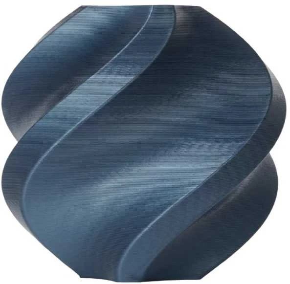 Bambu Lab PLA Metalinis plastikas 1.75mm 1kg - komplektuojamas su daugkartine rite - Cobalt Mėlyna Metallic