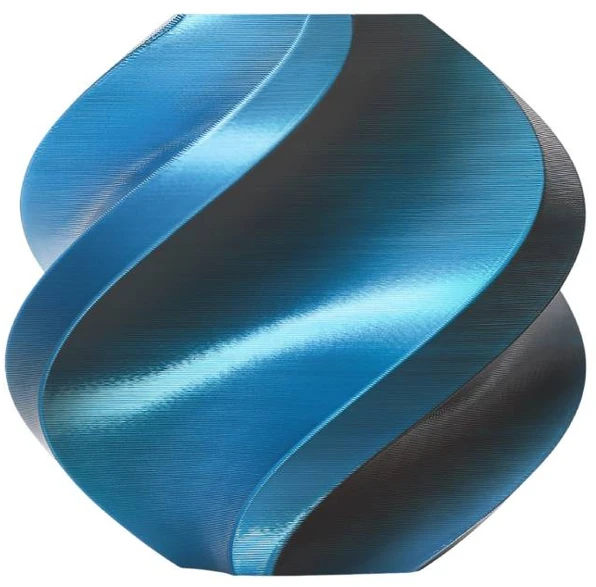 3D Plastikas – Filamentas PLA Silk Multi-Color With spool/Su rite Phantom mėlynos spalvos | 1.75 mm, 1kg | Bambu Lab