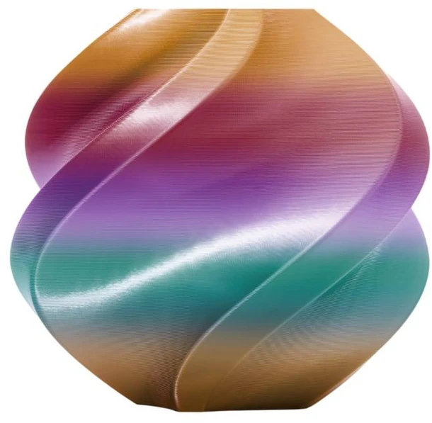 3D Plastikas – Filamentas PLA Silk Multi-Color With spool/Su rite Dawn Radiance | 1.75 mm, 1kg | Bambu Lab