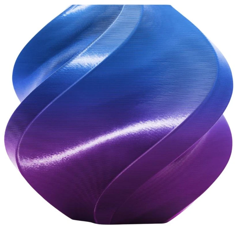 3D Plastikas – Filamentas PLA Silk Multi-Color With spool/Su rite Aurora violetinės spalvos | 1.75 mm, 1kg | Bambu Lab