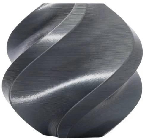 3D Plastikas – Filamentas PLA Silk+ Refill/Papildymas Titan pilkos spalvos | 1.75 mm, 1kg | Bambu Lab