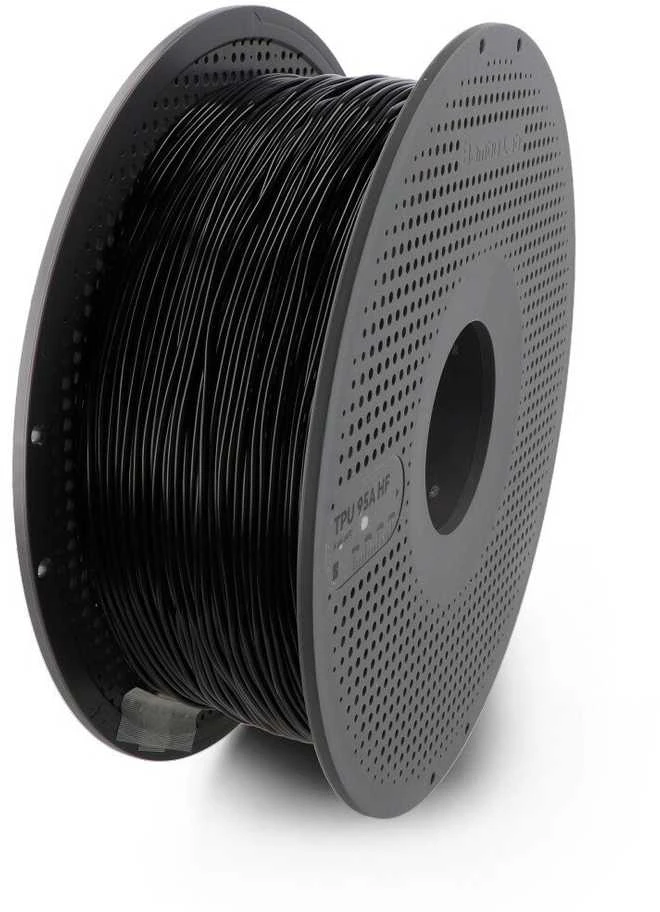 Bambu Lab TPU 95A HF plastikas 1.75mm 1kg - komplekte su daugkartinio naudojimo ritė - Juodas