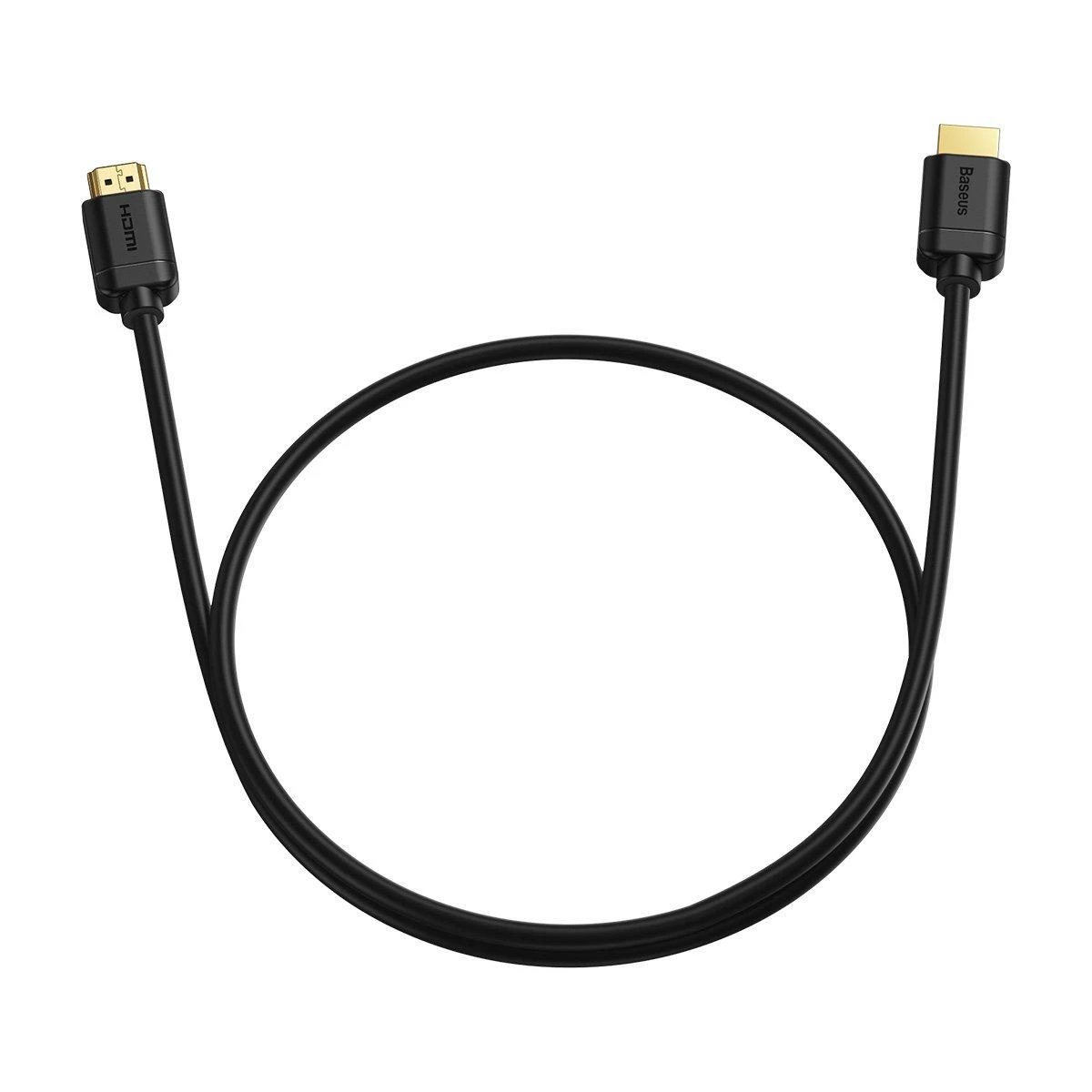 Baseus 2x HDMI 2.0 4K 60Hz kabelis 3D HDR 18Gbps 3m - Juodas