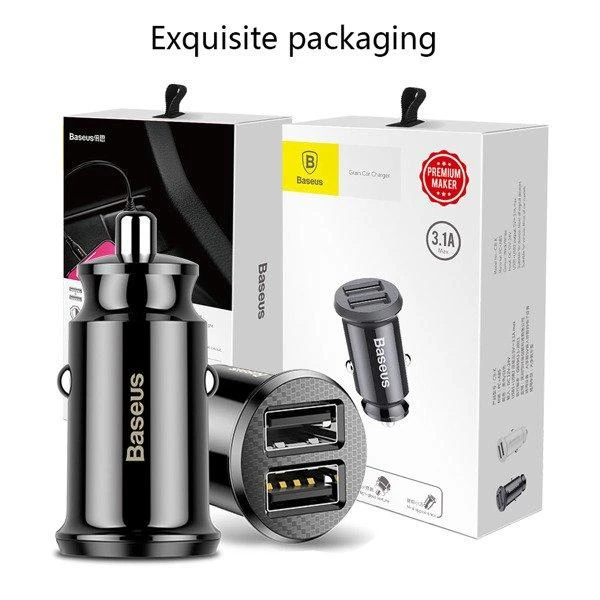 Baseus 12V USB kroviklis, 3.1A