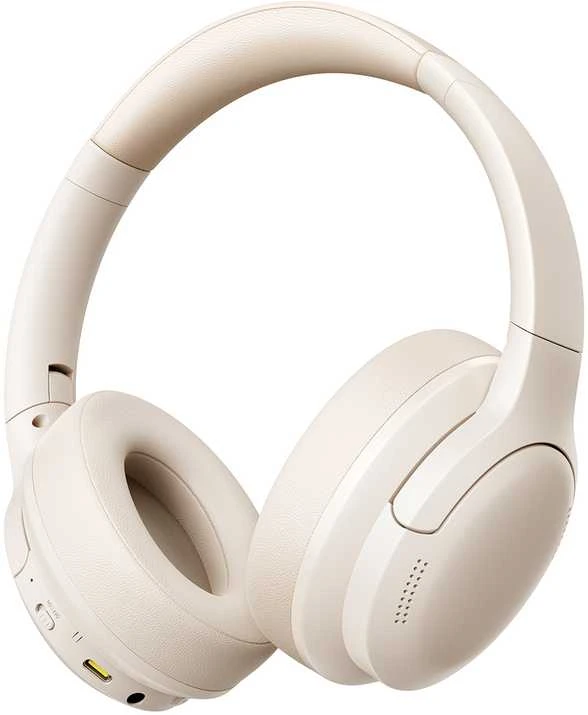 Baseus Belaidės Bluetooth 6.0 ausinės Bass BH1 Lite su mikrofonu, baltos