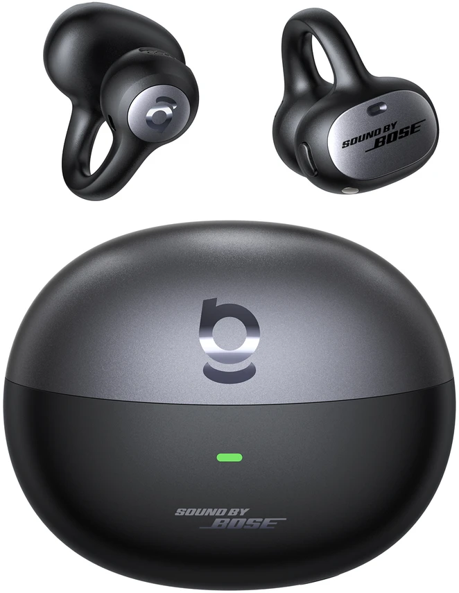 Baseus Belaidės Bluetooth 6.1 ausinės Inspire XC1 su įkrovimo dėklu, juodos