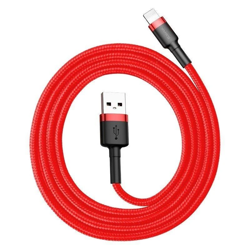 Baseus Cafule kabelis USB - Lightning 2A 3m - Raudonas